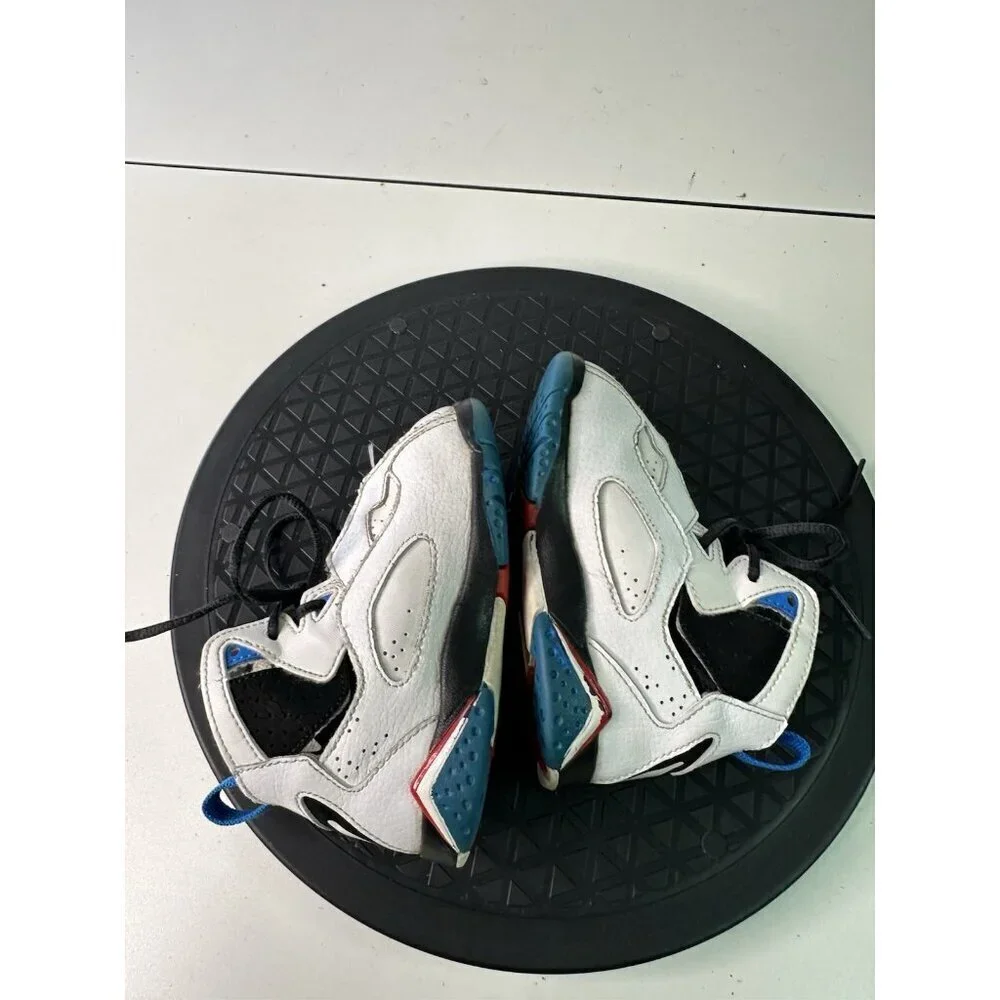 Nike Air Jordan True Flight White Blue Red Toddlers Shoes Size 7C  343797-164